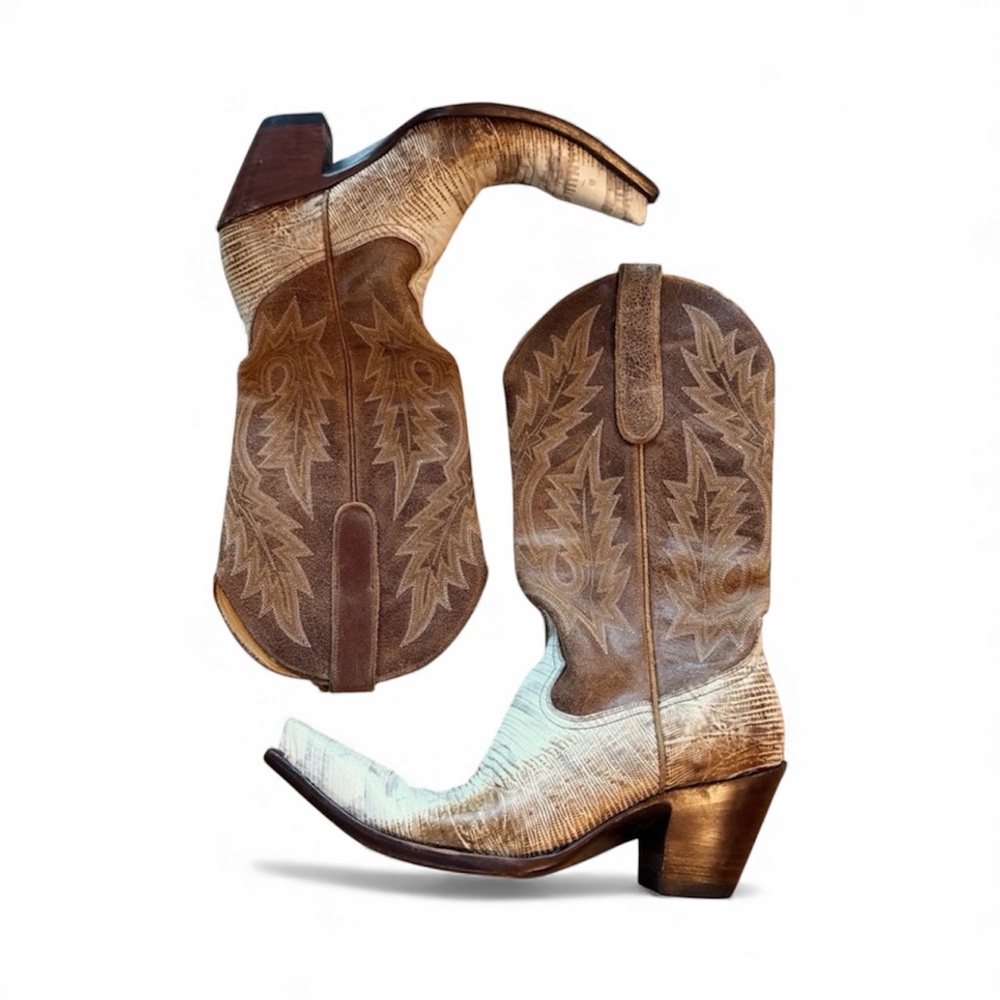 Old Gringo Western Boots Women's Size 7 Distressed Leather Cowboy Boots